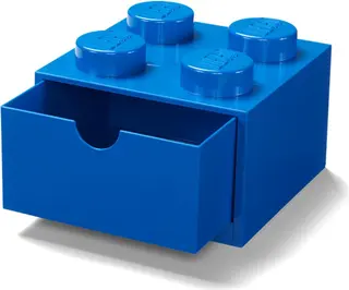 Opbergbak met lade 4, blauw