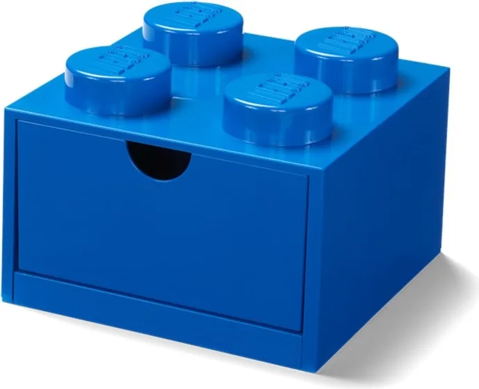 Opbergbak met lade 4, blauw
