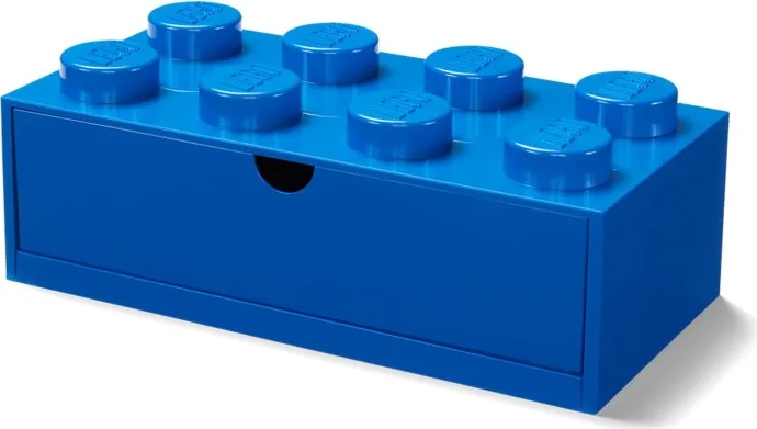 Opbergbak met lade, blauw