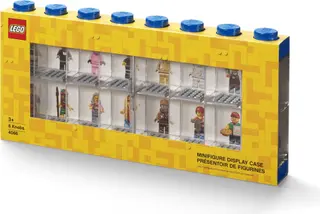 Minifiguren-Vitrine 16 (8 Knöpfe) Blau
