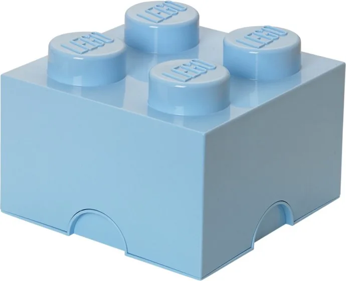 Brique de rangement à 4 tenons bleu clair