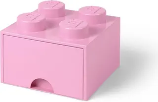 Tiroir de rangement LEGO violet clair à 4 tenons