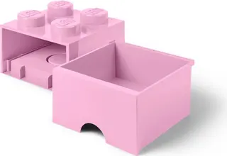 Tiroir de rangement LEGO violet clair à 4 tenons