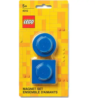 Ensemble d'aimants bleus