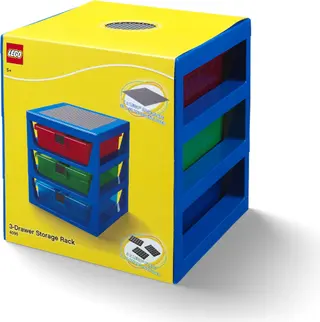 Transparentes blaues LEGO-Regalsystem