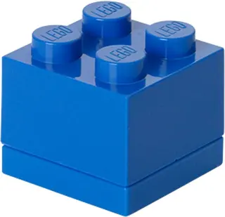 4-noppen blauwe minidoos