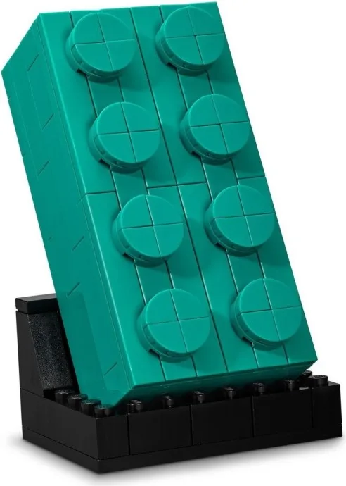 Baubarer 2x4-Türkis-Ziegel