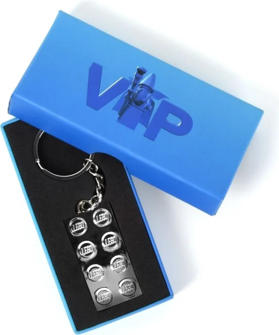 Porte-clés VIP en métal, plaque 2x4