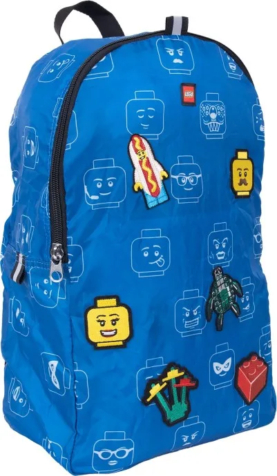 Minifiguren-Rucksack mit Aufnäher