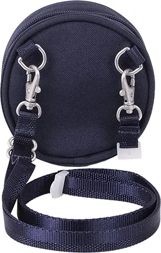 Marineblaue Mikro-Knopftasche