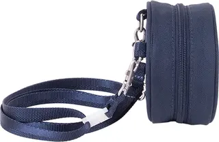 Marineblaue Mikro-Knopftasche