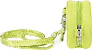 Limegroene tas met microknopjes