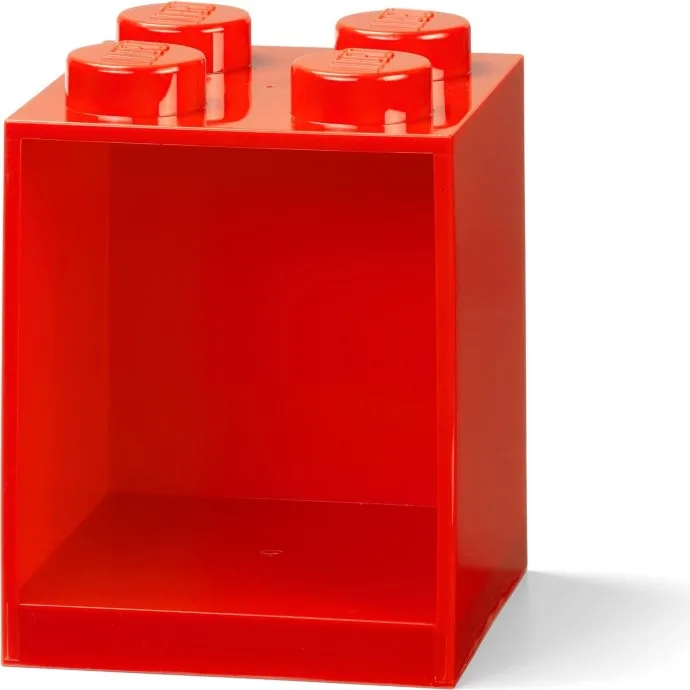 4-noppen bakstenen plank felrood