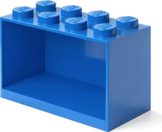 Ziegelregal mit 8 Knöpfen, blau