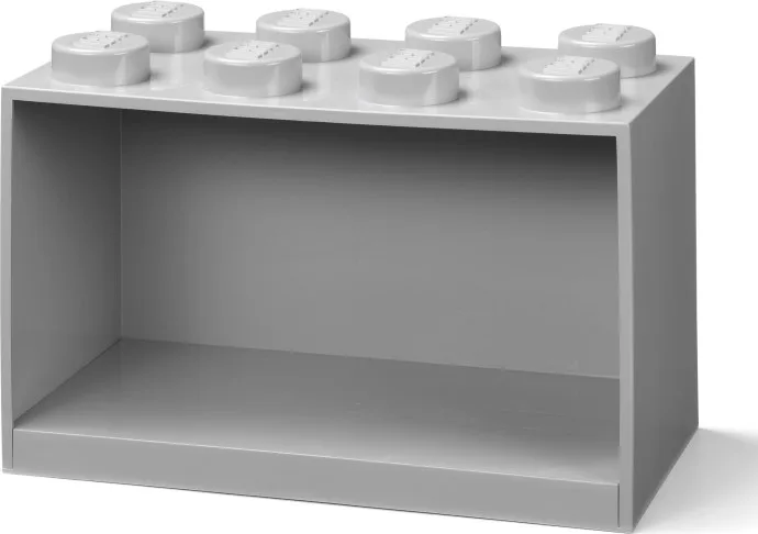 Ziegelregal mit 8 Knöpfen, Grau