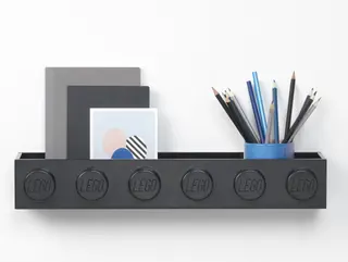 Brick Bookrack Black