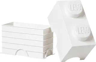 2 Stud Storage Brick White