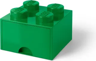 4-Stud-Ziegelschublade Grün