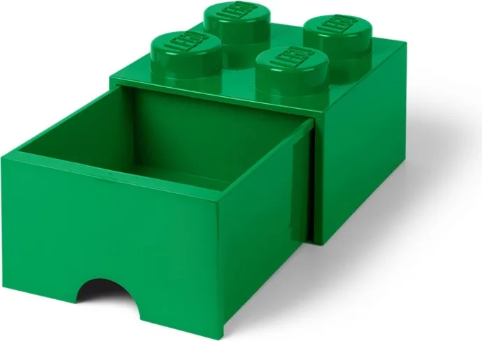 4-Stud-Ziegelschublade Grün