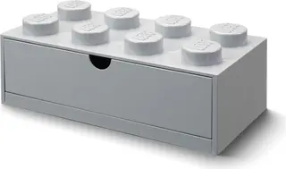 8 Stud Desk Drawer Gray