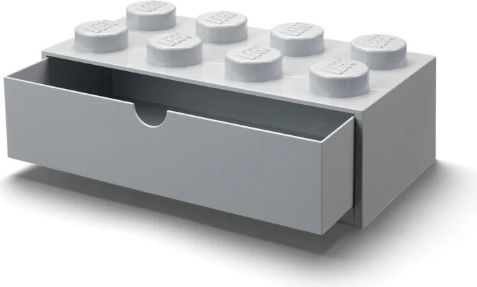 8 Stud Desk Drawer Gray