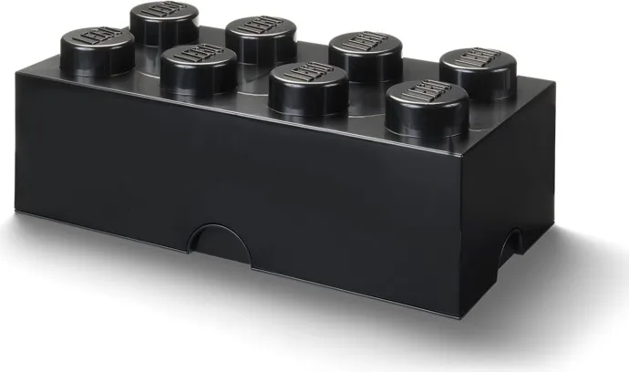 Brique de rangement noire à 8 tenons