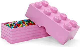 8 Stud Storage Brick Pink