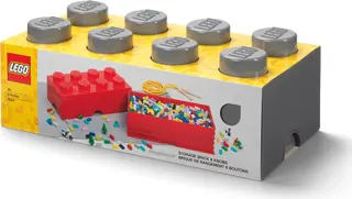 8 Stud Storage Brick Gray
