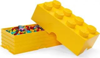 8-noppen opbergbaksteen geel