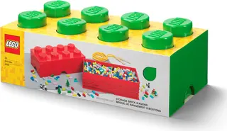 8-noppen opbergbaksteen groen