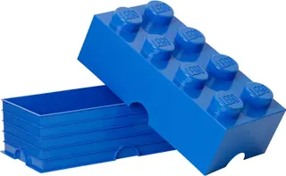 8-Noppen-Aufbewahrungsziegel Blau