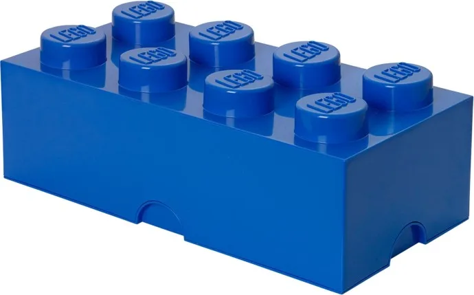 8-Noppen-Aufbewahrungsziegel Blau