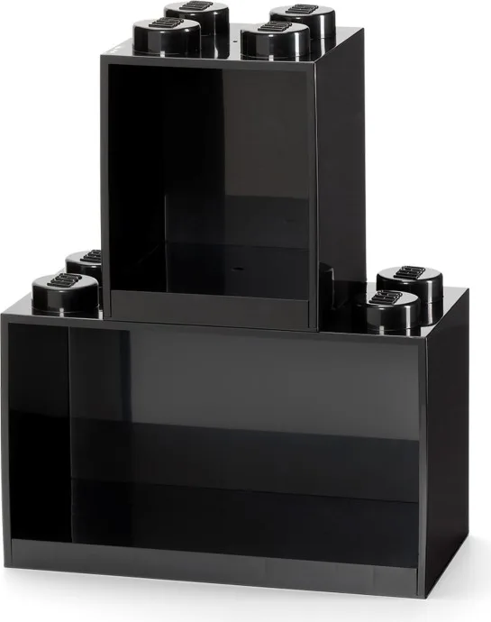Ziegelregal-Set – Schwarz