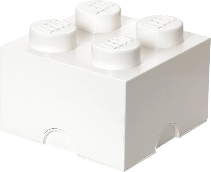 4 Studs Opbergbak Baksteen Wit