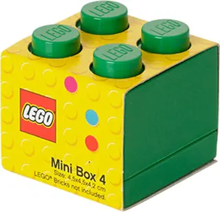 4-noppen groene minidoos