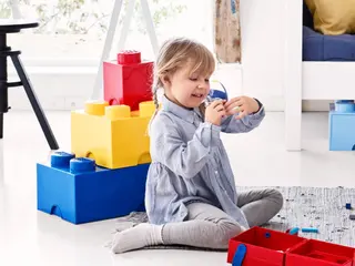 4 Stud Storage Brick Red