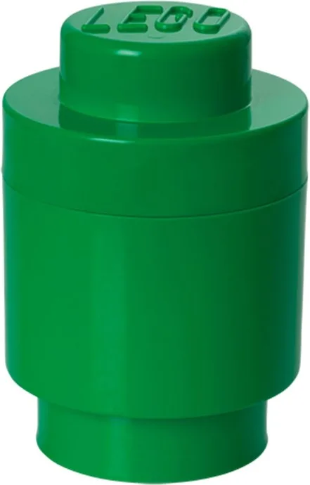 Brique de rangement ronde verte à 1 tenon