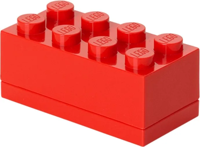 8-noppen minidoos rood