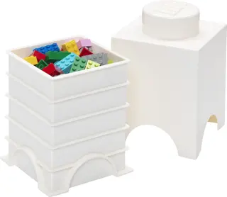 Storage Brick 1 Stud White