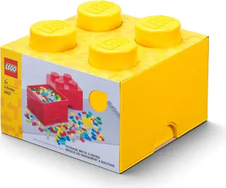 4 Stud Storage Brick Yellow