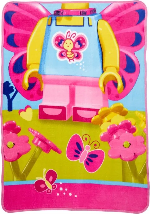 Plaid papillon 117 cm x 152 cm