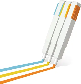 Lot de 3 surligneurs