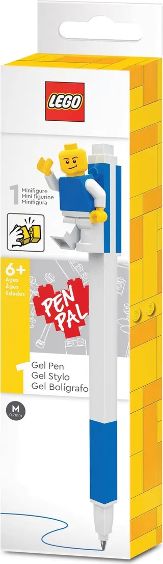Pen Pal Gelstift mit Minifigur – Blau