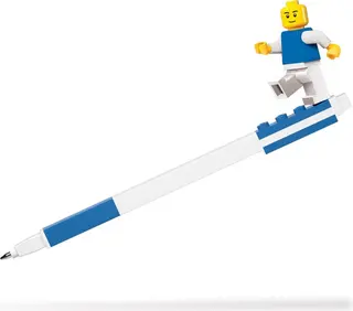 Pen Pal Gelstift mit Minifigur – Blau