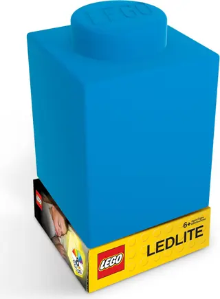 Brique 1x1 NiteLite Bleue