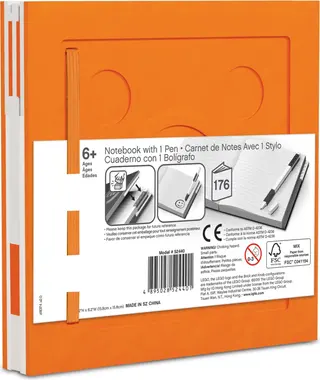 Notizbuch mit Gelstift – Orange