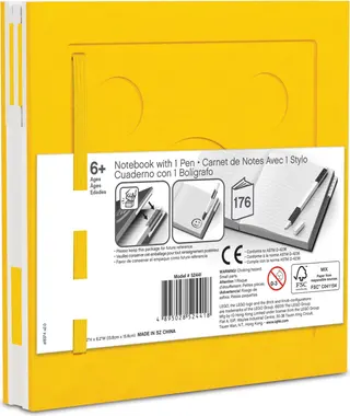 Notizbuch mit Gelstift – Gelb