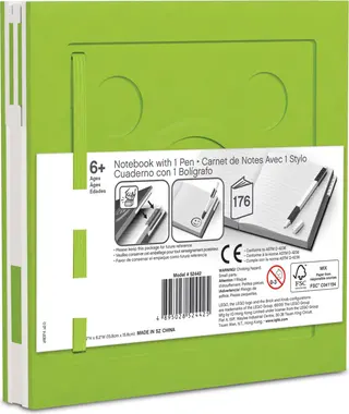 Notizbuch mit Gelstift – Limette