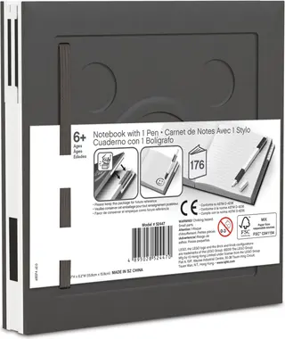 Notebook with Gel Pen - Black