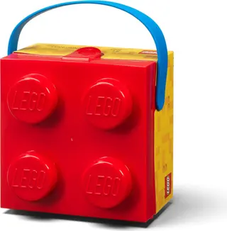 Doos met handvat, rood